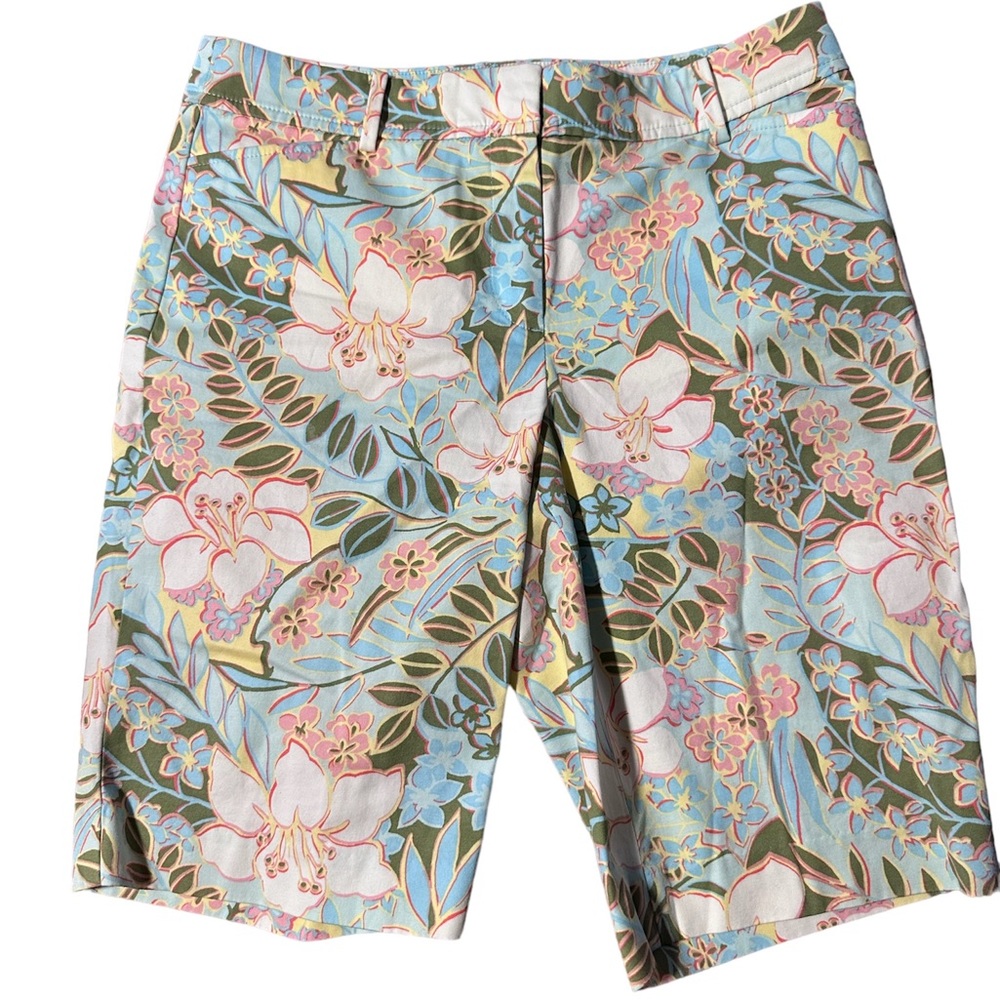 Talbots Floral Bermuda Shorts